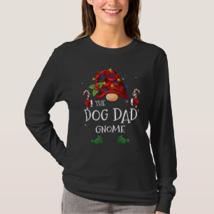 T-shirt Chien papa Gnomalo Buffalo Plaid Christmas Tree Li