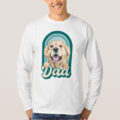 T-shirt Chien papa, j'aime les chiens, j'aime mes animaux (Devant)