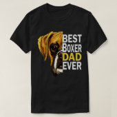 T-shirt Chien papa, meilleur papa de chien jamais, chien p (Design devant)