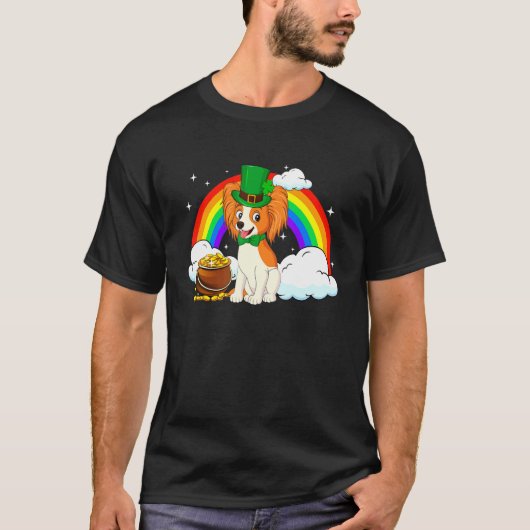 T-shirt Chien papillon (Devant)