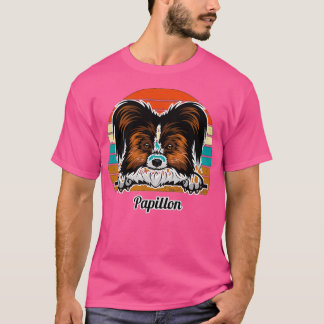 T-shirt chien papillon mignon