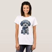 T-shirt Chien Patchwork (Devant entier)