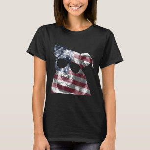 T-shirt Chien patriotique américain Pit Bull Terrier Usa D