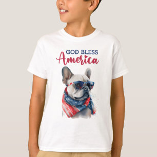 T-shirt Chien Patriotique - Bouledogue Français