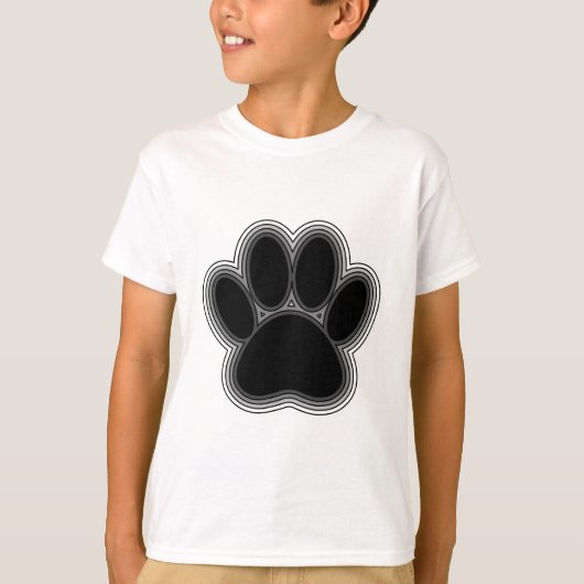 T-shirt Chien Paw Avec Plan (Devant)