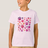 T-shirt Chien Paw coloré (Devant)