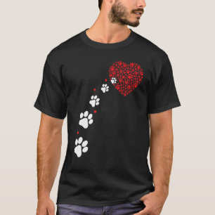 T-shirt Chien Paw Pour Propriétaires De Chiens Femmes Et H