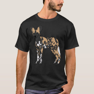 T-shirt Chien peint africain