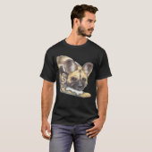 T-shirt Chien peint africain (Devant entier)