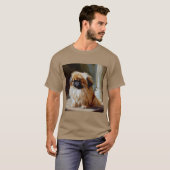 T-shirt Chien pekingese (Devant entier)