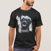T-shirt Chien personnalisé détendu Graphique (Devant)
