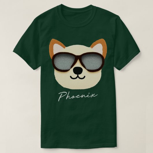 T-shirt Chien Phoenix (Design devant)