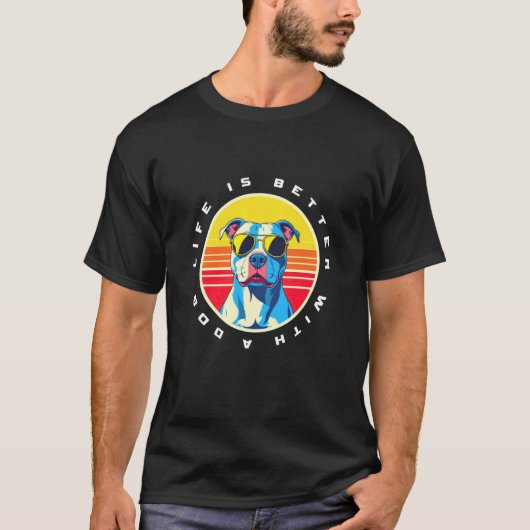 T-shirt Chien Pitbull (Devant)