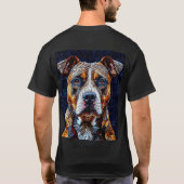 T-shirt Chien Pitbull (Dos)