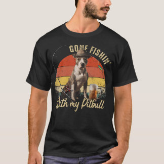 T-shirt Chien Pitbull Rétro Vintage Fête des Pères Drôle