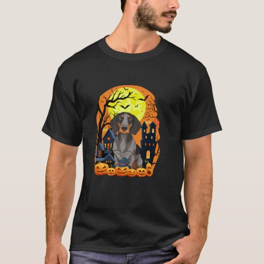 T-shirt Chien pointer allemand à pois court avec Hallo Cit (Devant)