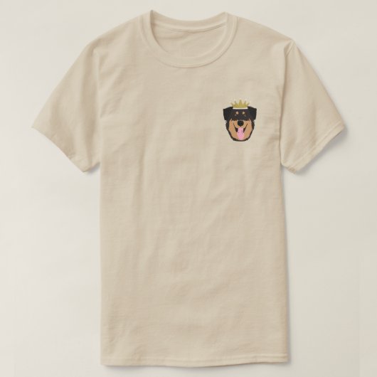 T-shirt Chien pourcentage Rottweiler (Design devant)
