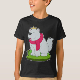 T-shirt Chien Prince Crown