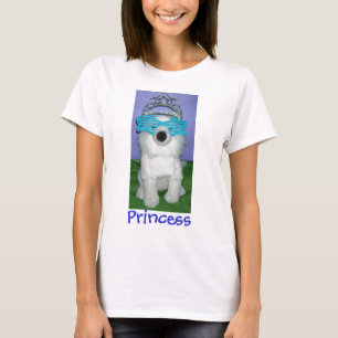 T-shirt Chien princesse