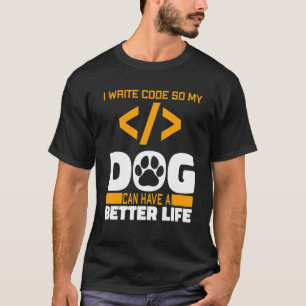 T-shirt Chien programmeur ingénieur logiciel - Codage Prog