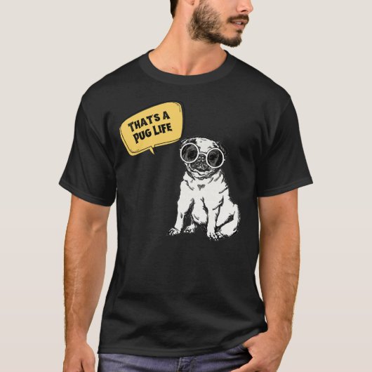 T-shirt Chien Pug Labrador Chiot (Devant)