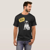 T-shirt Chien Pug Labrador Chiot (Devant entier)