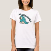 T-Shirt Chien Pugasaurus Pug (Devant)
