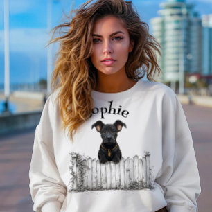 T-shirt Chien qui regarde Personnalisable