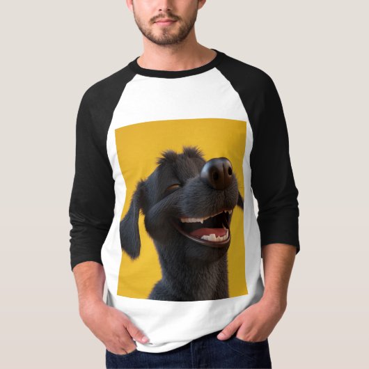 T-shirt chien qui rit (Devant)