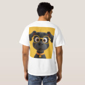 T-shirt chien qui rit (Dos entier)