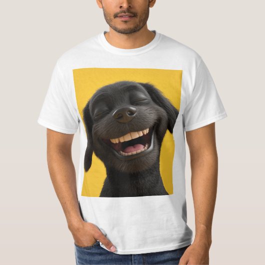 T-shirt chien qui rit (Devant)
