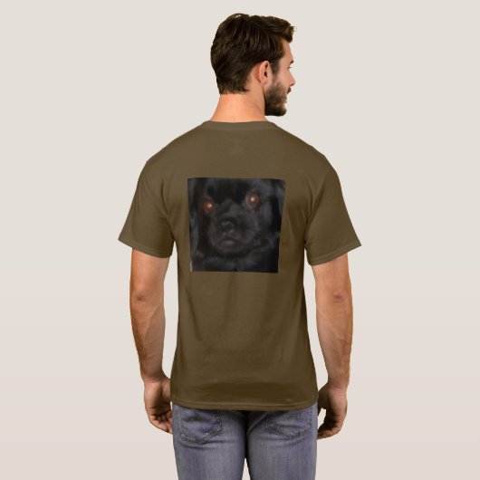 T-Shirt Chien Qui Vous Regarde (Dos entier)