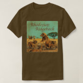 T-shirt Chien race Rhodesian Ridgeback (Design devant)