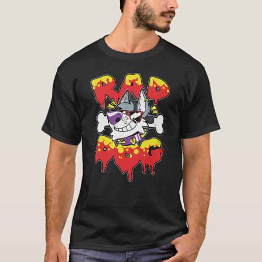 T-SHIRT CHIEN RAD (Devant)