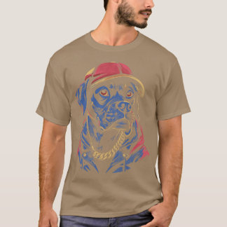 T-shirt Chien Rapper