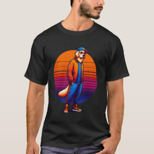 T-shirt Chien Retriever Doré Drôle Cool Style Urbain Moder