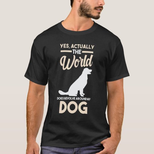 T-shirt Chien Retriever doré Labrador (Devant)