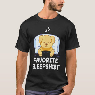 T-shirt Chien Retriever Doré Nuit Sommeil Dodo Pyjama Nig
