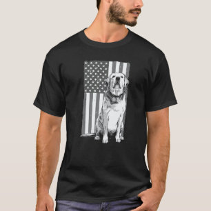 T-shirt Chien Retriever Doré Patriotique Cool Hommes Femme