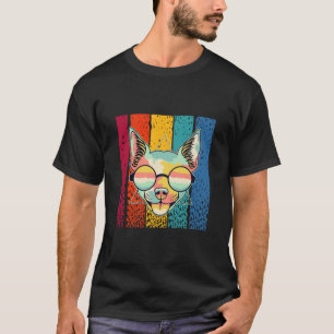 T-shirt Chien rétro