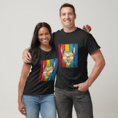 T-shirt Chien rétro (Unisexe)