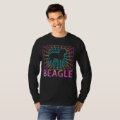 T-shirt Chien rétro beagle (Devant entier)