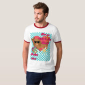 T-shirt Chien rétro Bible verse tee unisex (Devant entier)