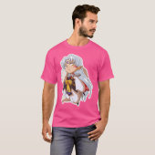 T-shirt Chien retro Chibi (Devant entier)