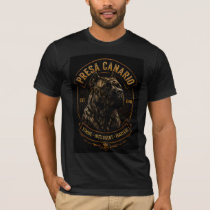 T-shirt Chien robuste intelligent intrépide de race Presa