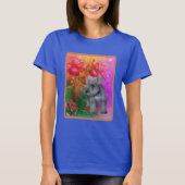 T-shirt Chien Rose Schnauzer Imaginaire chiot (Devant)
