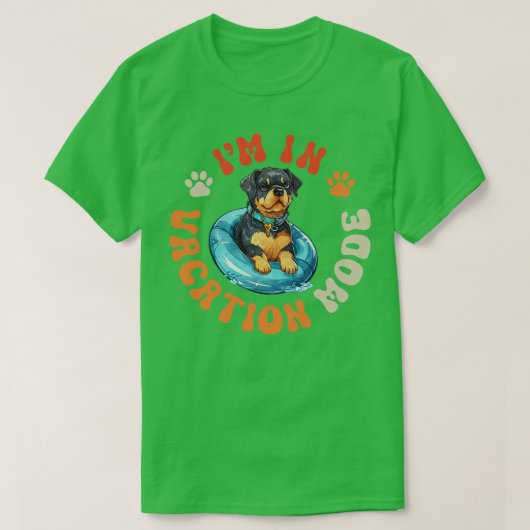 T-shirt Chien Rottweiler (Design devant)