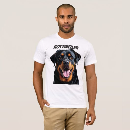 T-shirt Chien Rottweiler (Devant entier)
