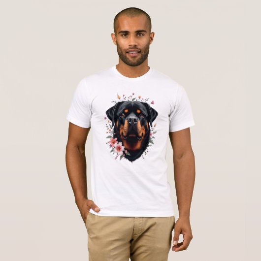 T-shirt Chien Rottweiler (Devant entier)
