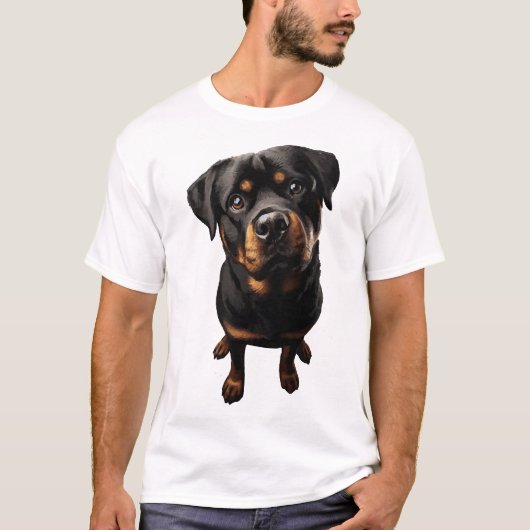 T-shirt chien rottweiler (Devant)